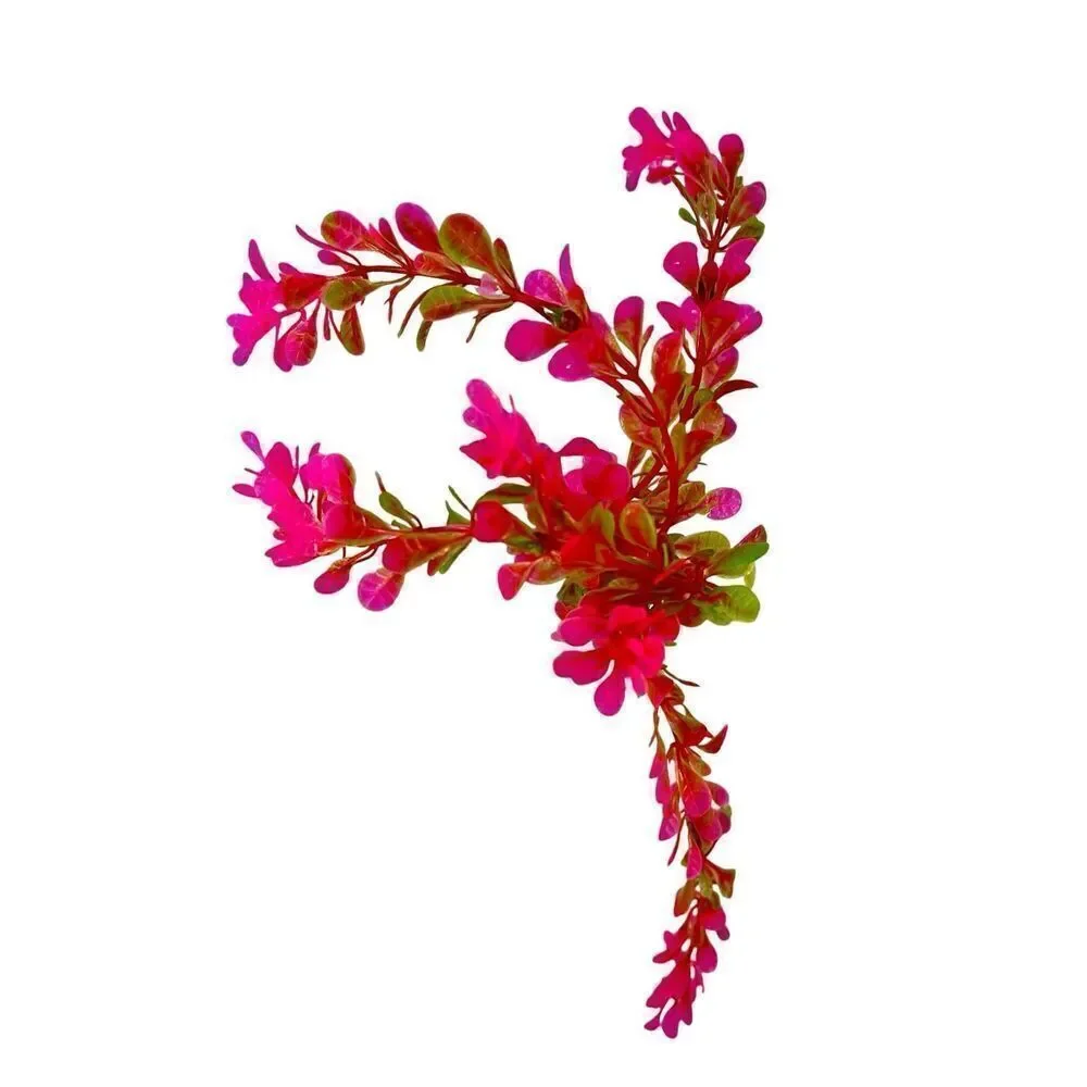 Pink Artificial Underwater Plant Aquarium Water Plant Fish Tank Landscape Decor